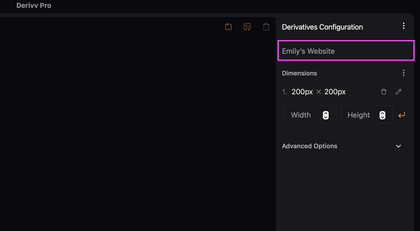 Rename config