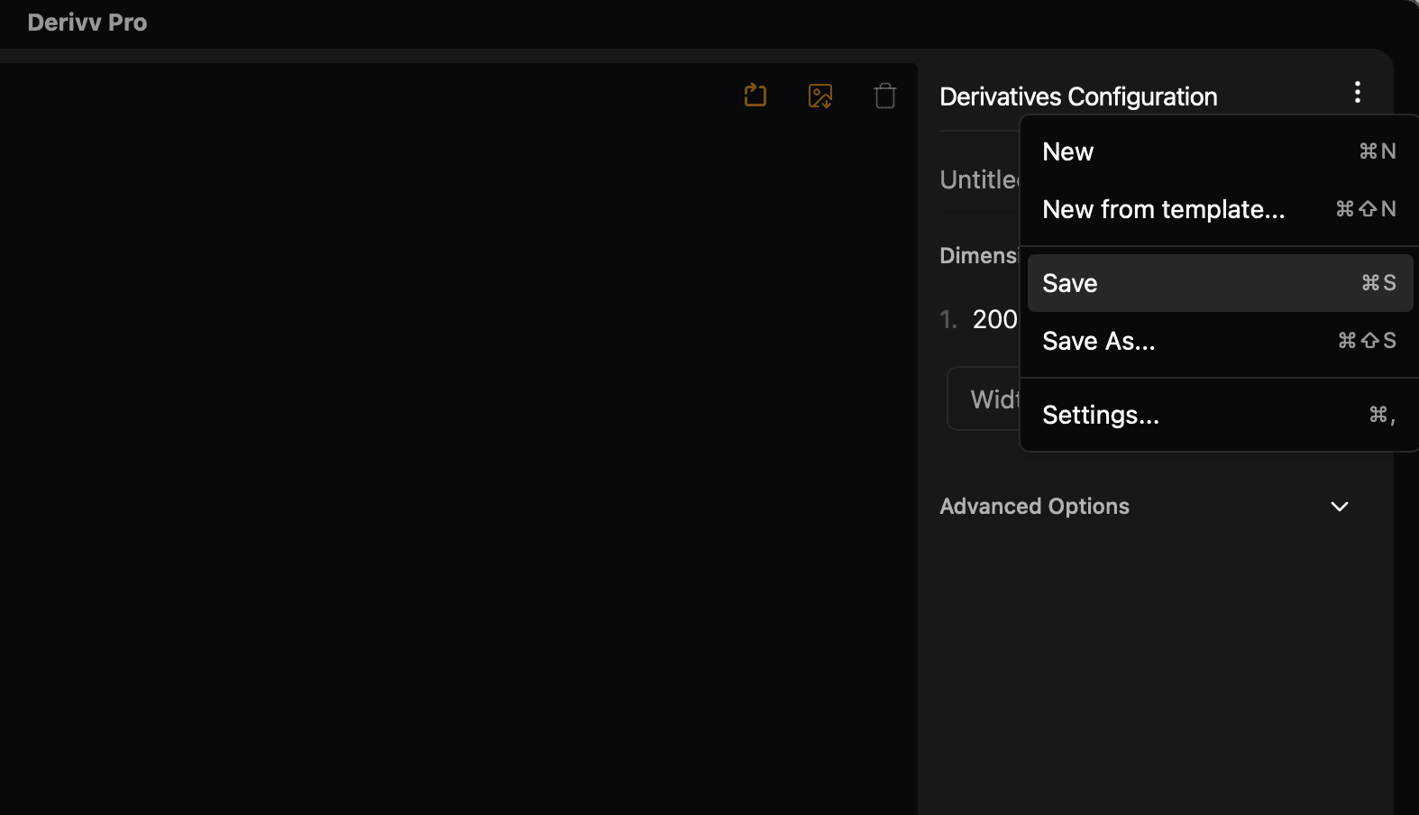 Save config